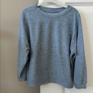 Outdoor Voices CloudKnit Breathable, Cozy Sweatshirt/Top Blue w MEASUREMENTS 4T
